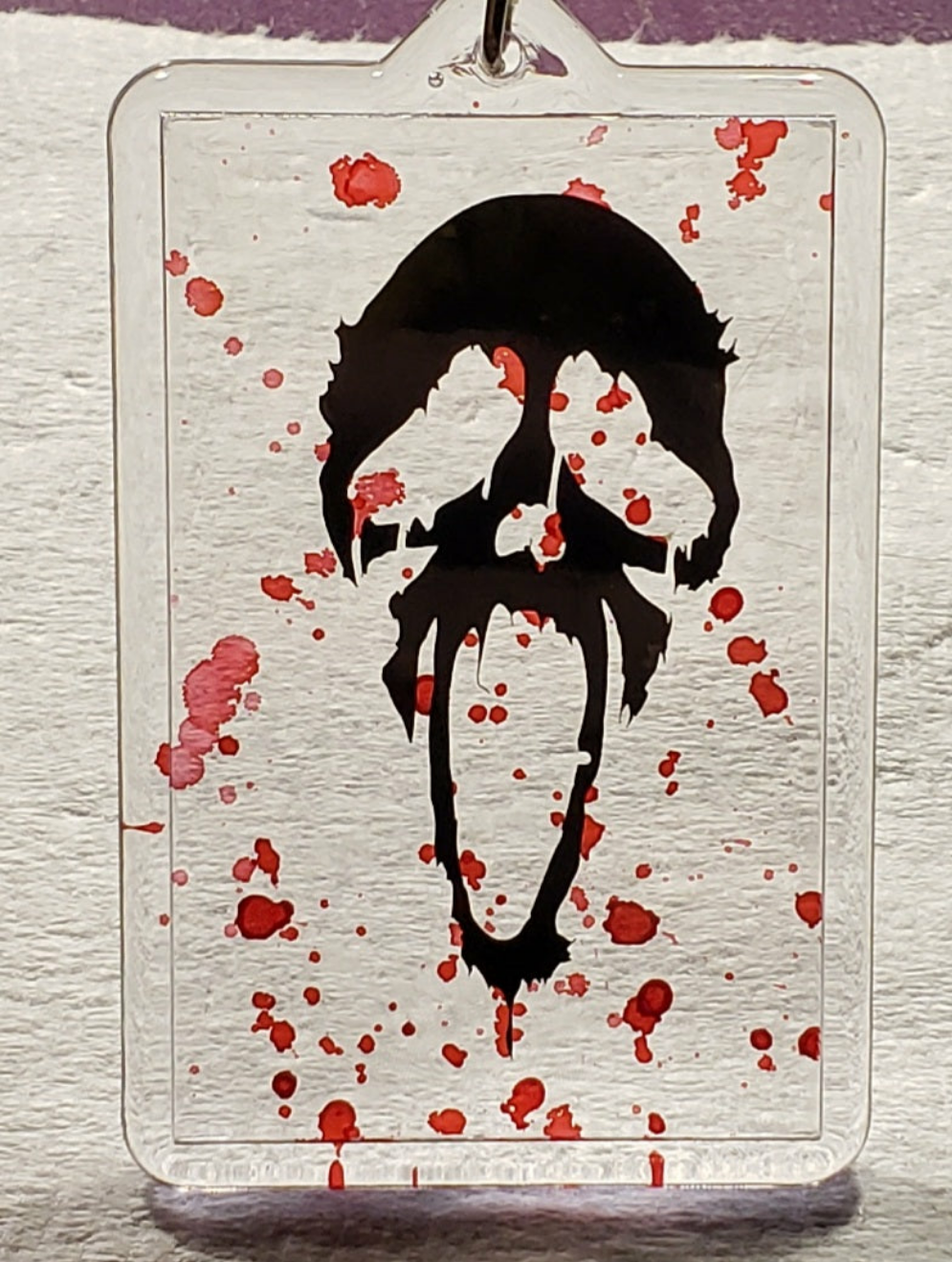 Bloody Ghostface Keychain