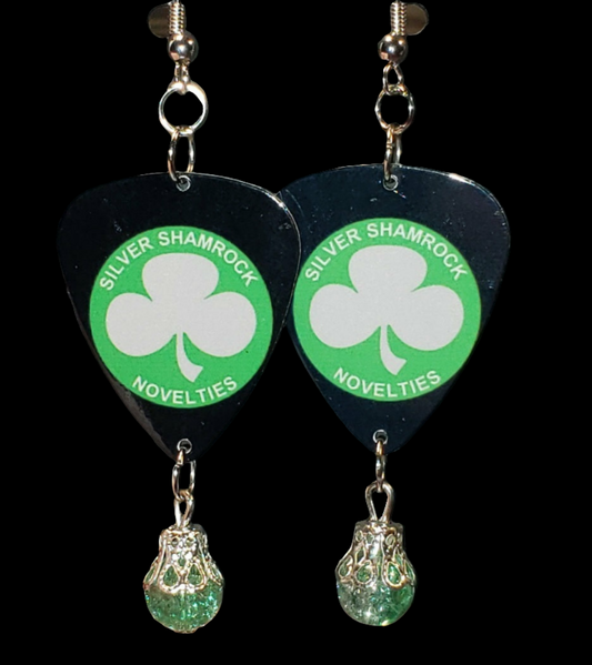 Silver Shamrock Earrings