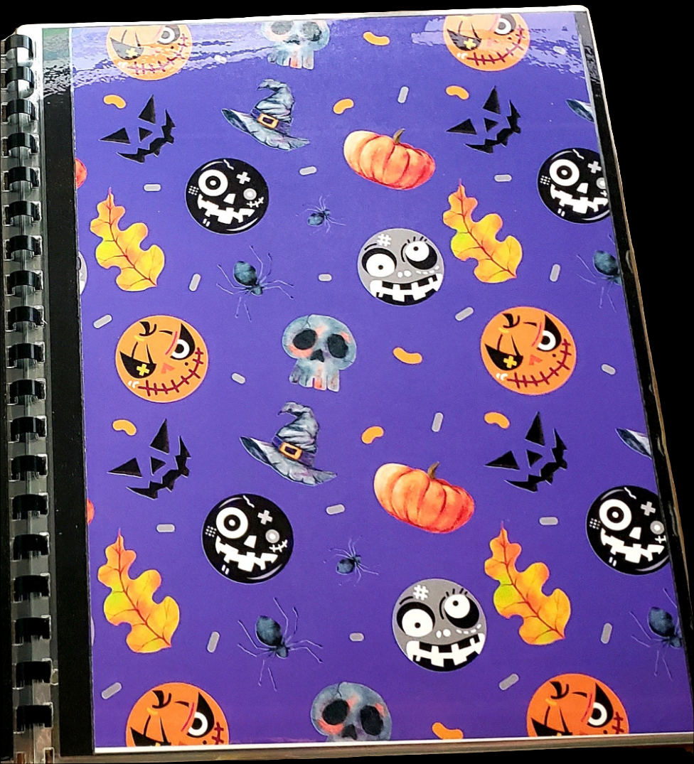 My Spooky Sticker Book (purple)
