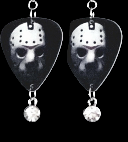 Jason Voorhees Hockey Mask Earrings