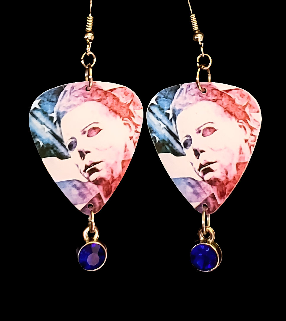 Patriotic Michael Myers Earrings