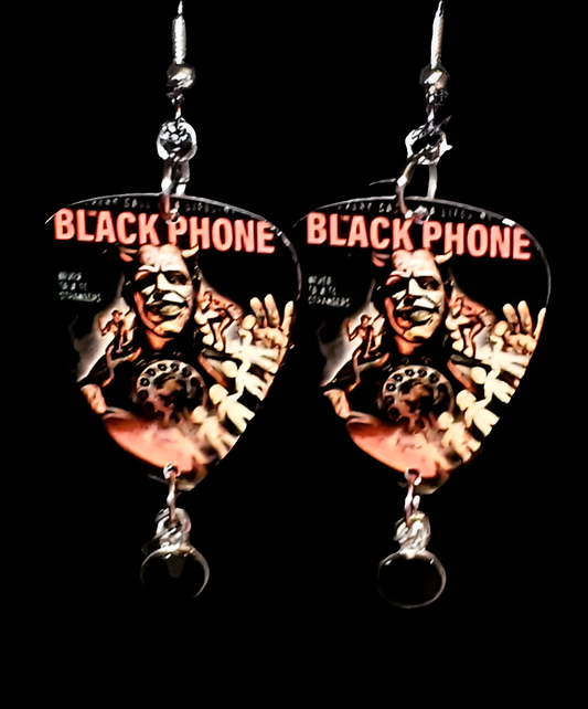 Black Phone Earrings