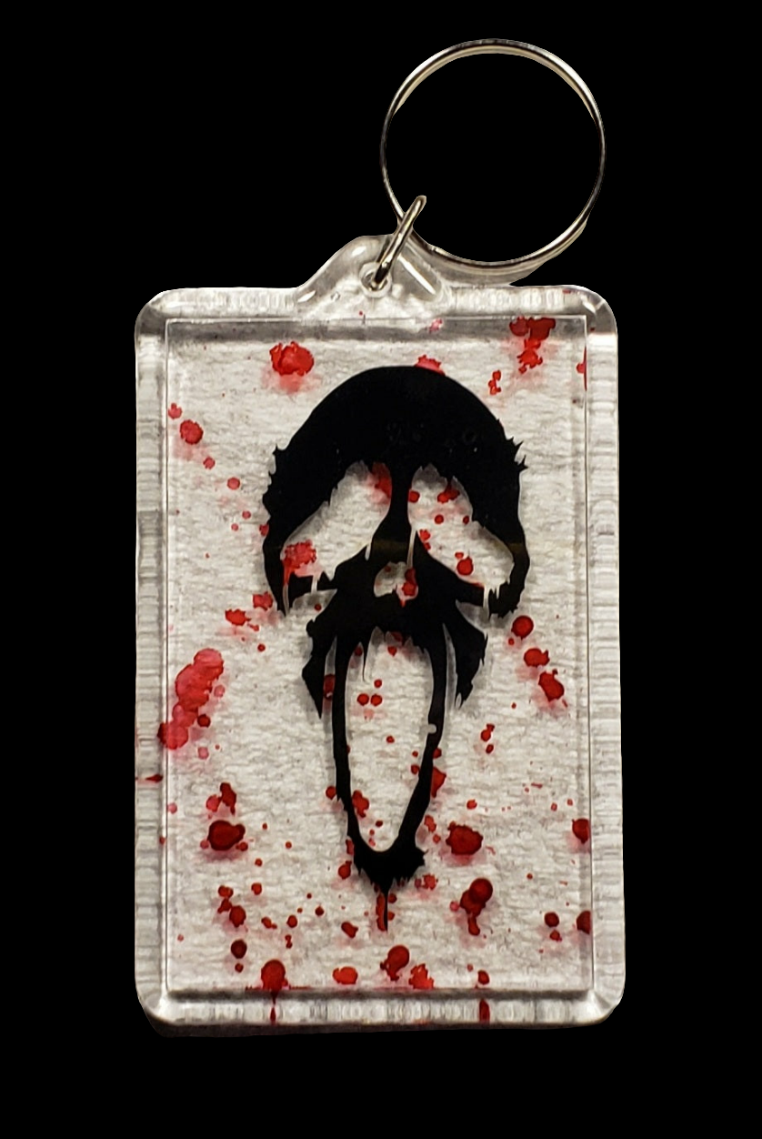Bloody Ghostface Keychain