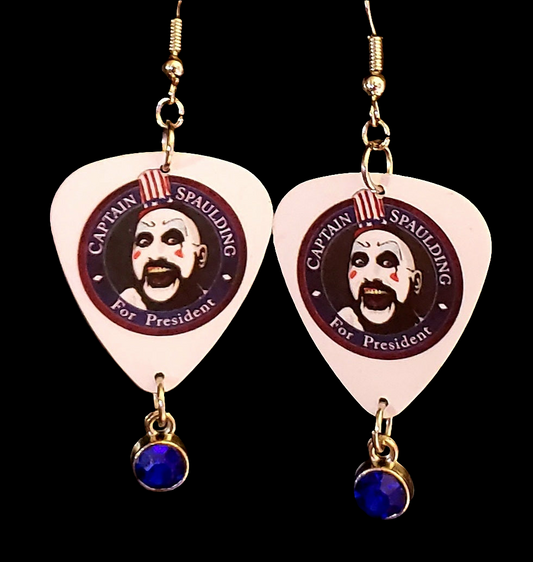 Capt. Spaulding for President Earrings