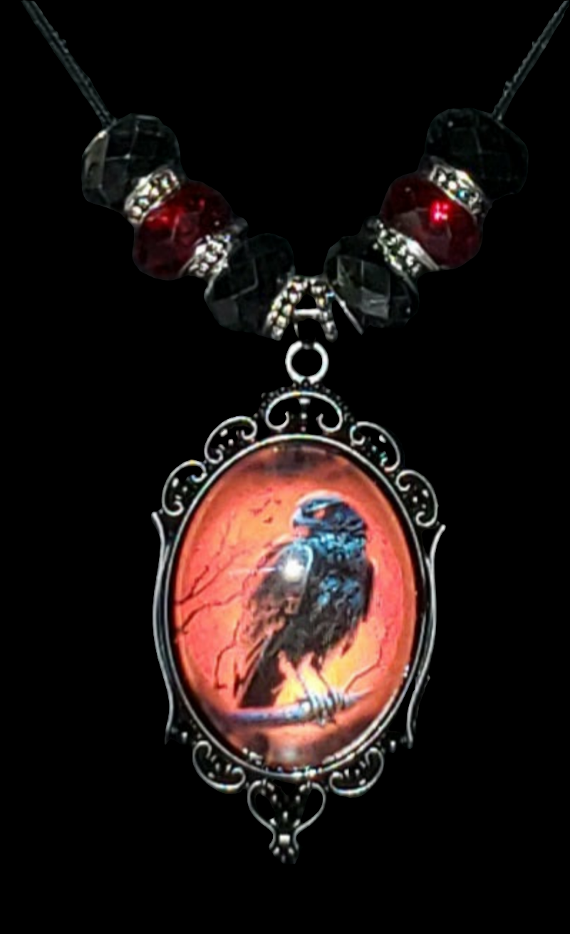 Crow Amulet Necklace