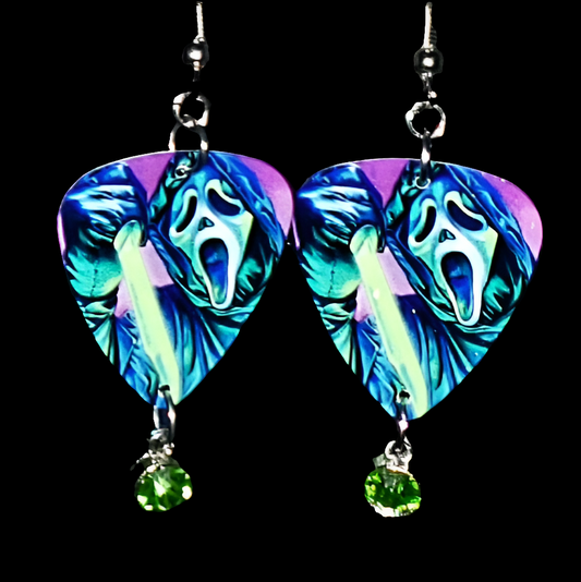 Neon Ghostface Earrings