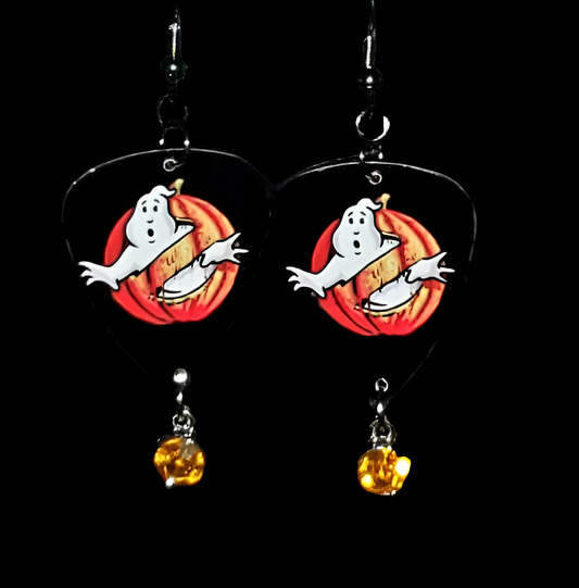 Pumpkin Ghostbusters Earrings