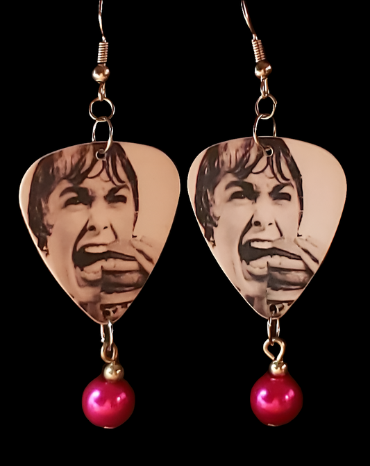 Funny Psycho Pun Earrings