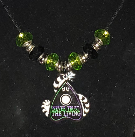 Beetlejuice Planchette Necklace