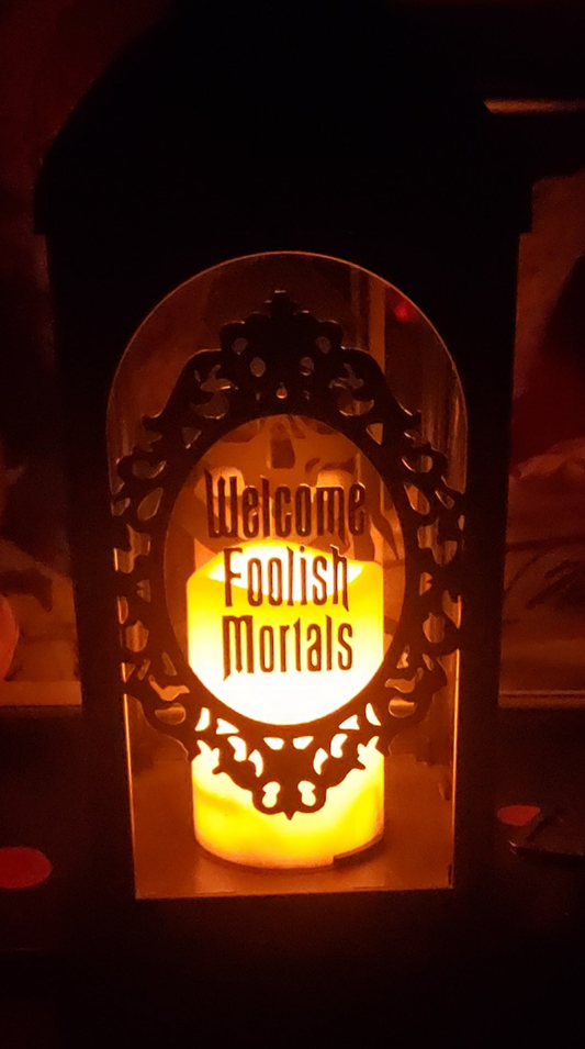 Haunted Mansion Solar Lantern