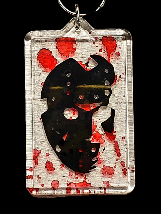 Bloody Jason Voorhees Keychain