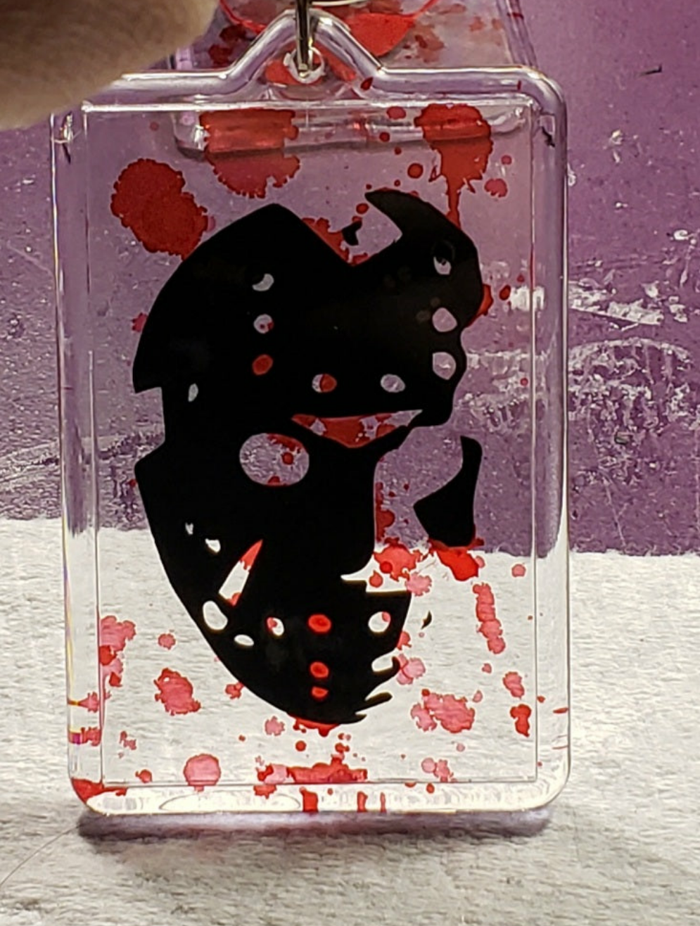 Bloody Jason Voorhees Keychain