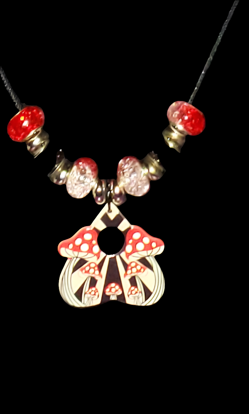 Mushroom Planchette Jewelry Set