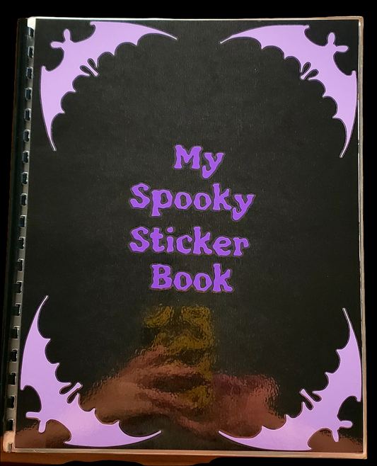 My Spooky Sticker Book (purple)