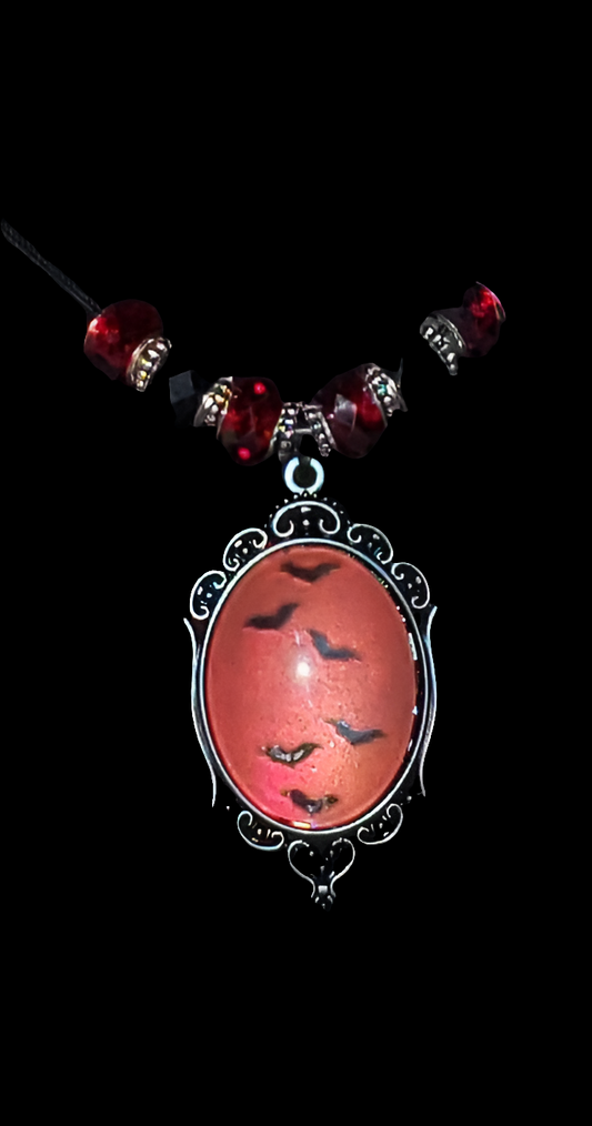 Crimson Bat Amulet