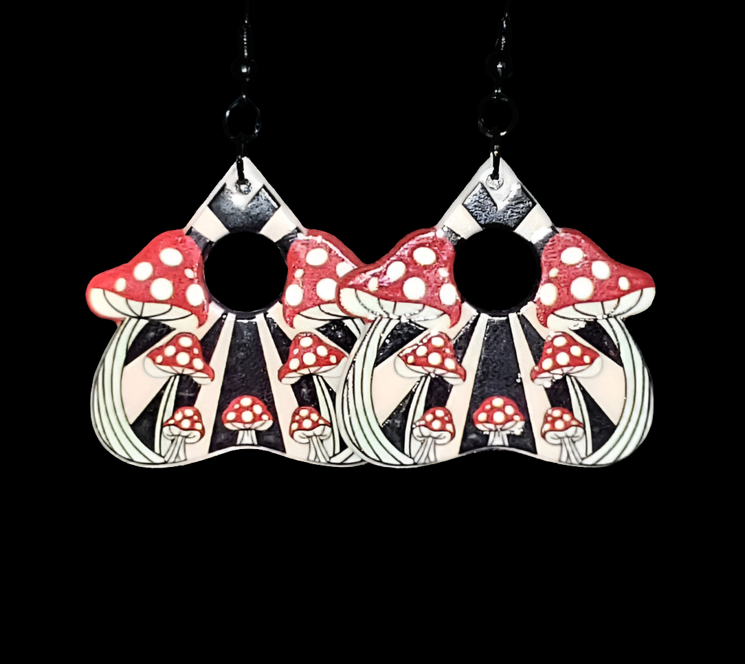Mushroom Planchette Jewelry Set