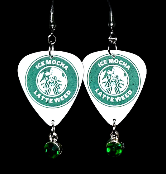 Ice Mocha Weed Earrings