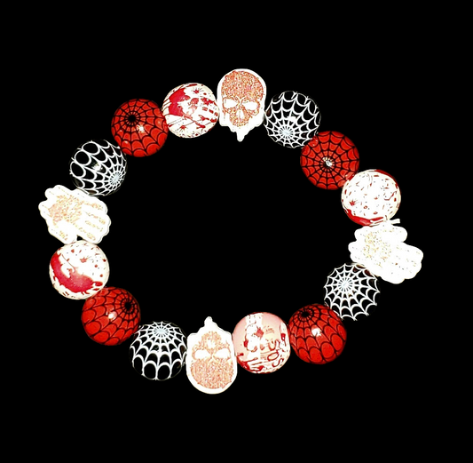 Bloody and Webbed Chonky Bracelet