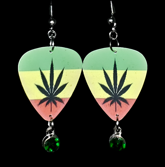 Rasta MJ Earrings