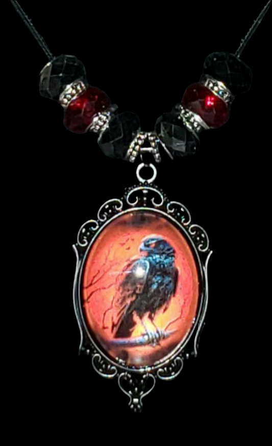 Crow Amulet Necklace