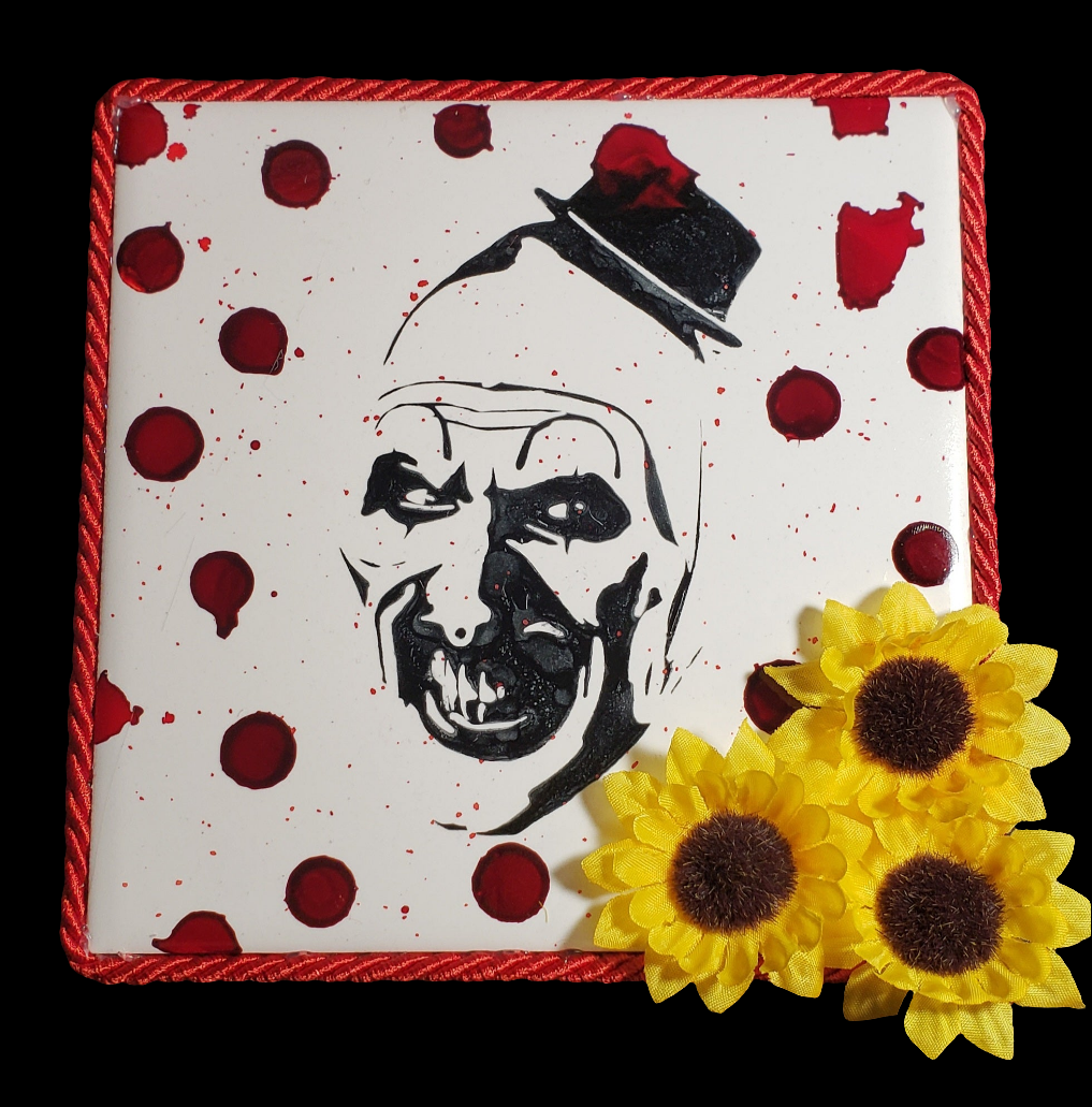 Terrifier Art Decorative Tile