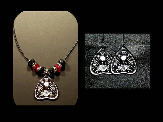 Rose Planchette Jewelry Set