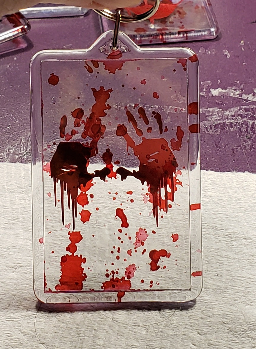 Bloody Hands Keychain