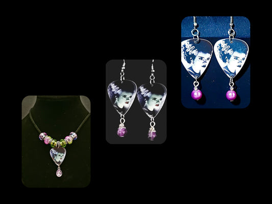 Bride of Frankenstein Jewelry Set